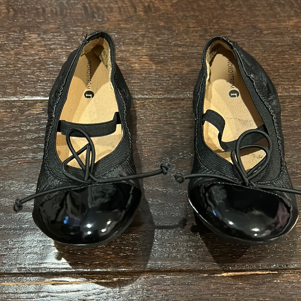 Black toddler ballet flats